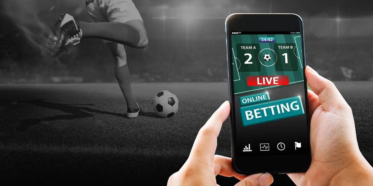 Football betting odds displayed on mobile sportsbook interface